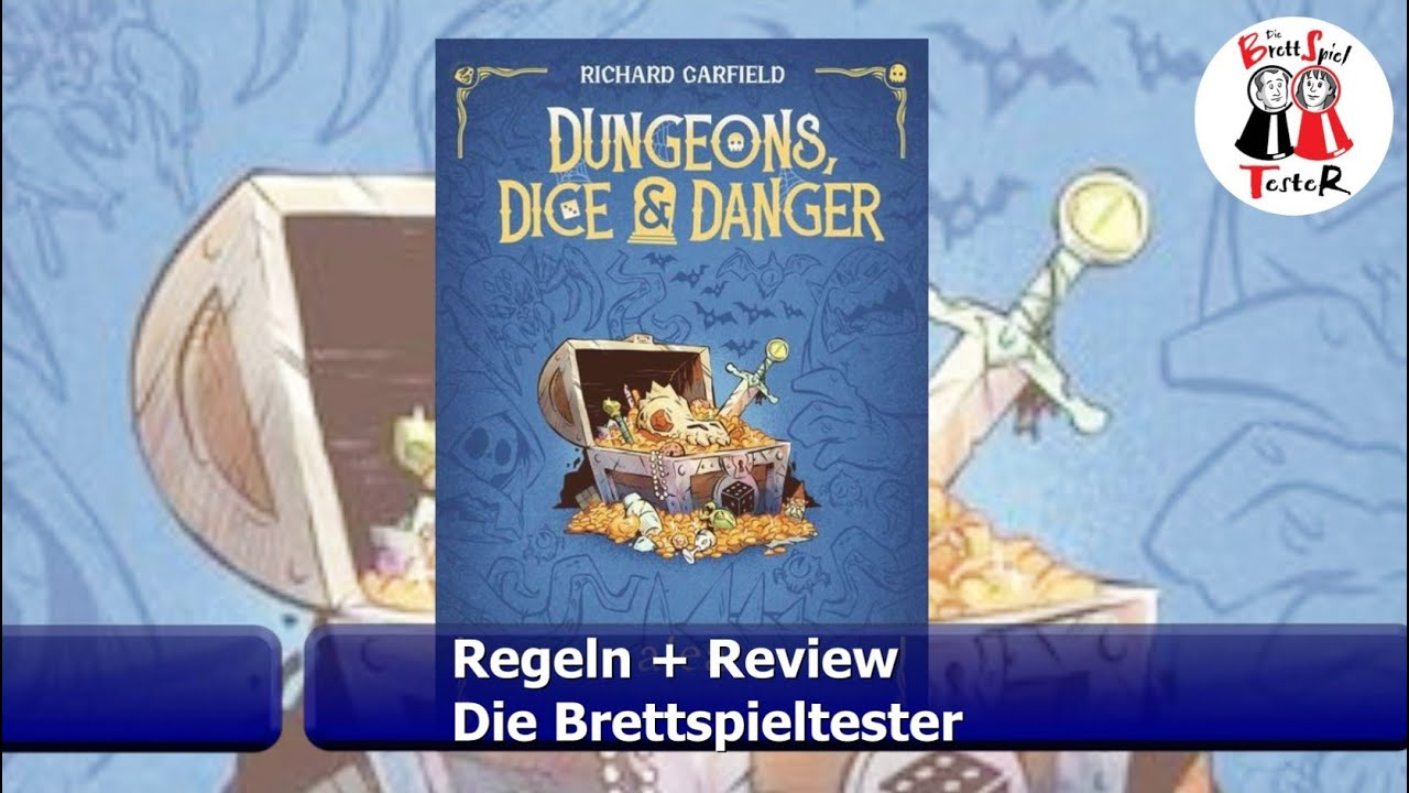 Dungeons, Dice & Danger von Richard Garfield - Regeln + Review - Brettspiel - Die Brettspieltester