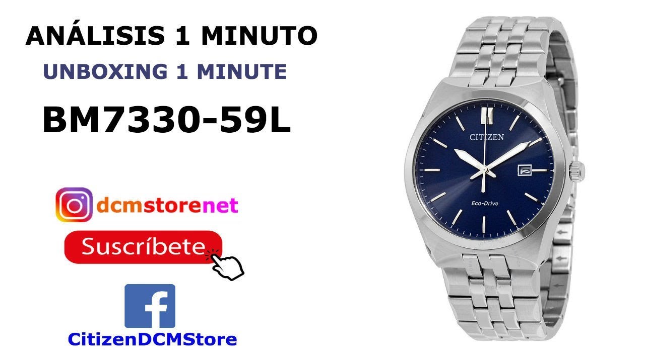 BM7330-59L Citizen Revisión 1 Minuto Unboxing 1 Minute