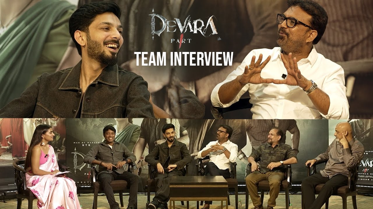Devara Movie Team Interview | NTR | Koratala Siva | Anirudh | Rathnavelu | Ramajogayya Sastry