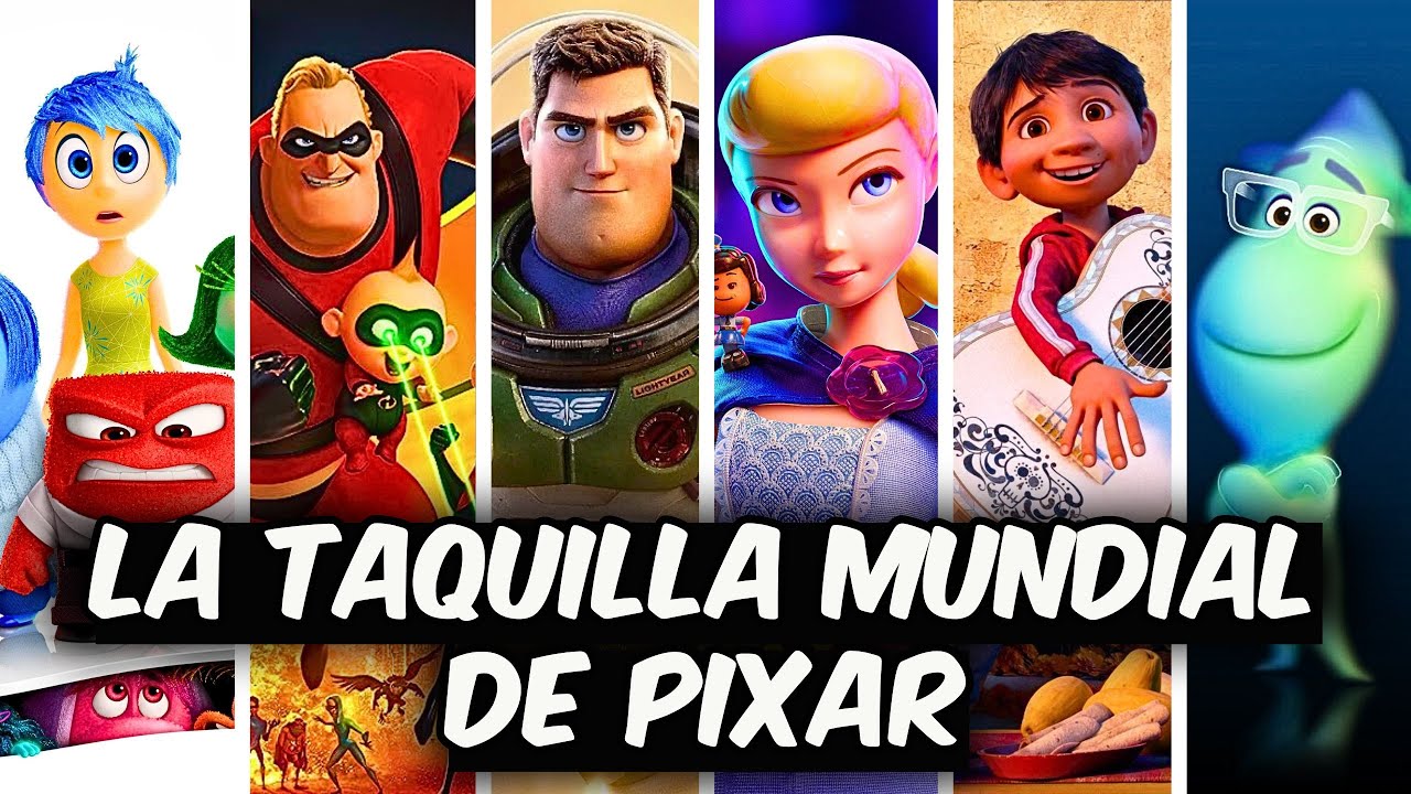 La Evolución de Pixar en la Taquilla Mundial II: Intensamente 2, Lightyear, Soul, Coco, Increíbles 2
