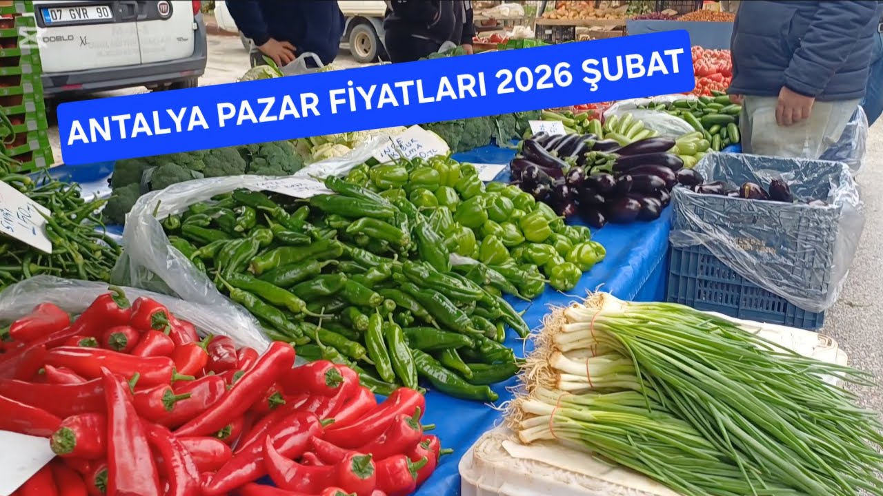 ANTALYADA 🍒PAZAR 🍒FİYATLARI 2026 ŞUBAT