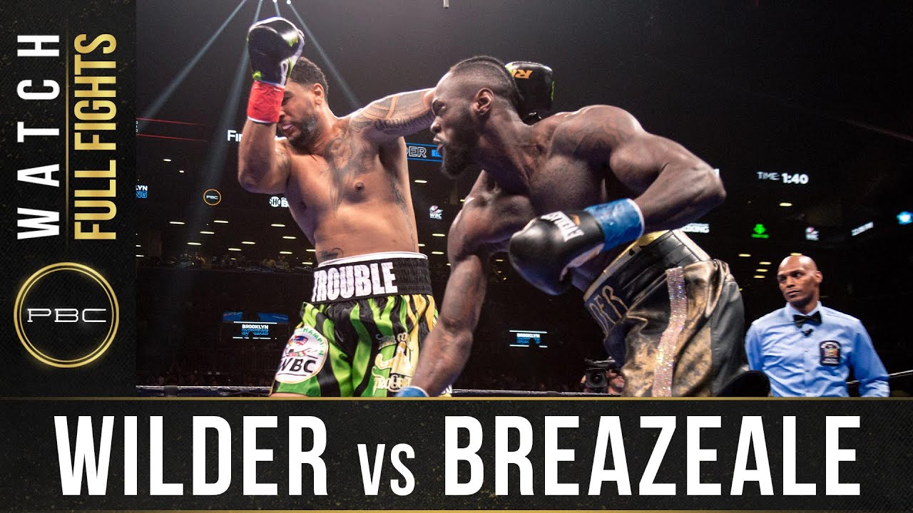 Уайлдер против Бризила. ПОЛНЫЙ БОЙ: 18 мая 2019 г. — PBC на Showtime
