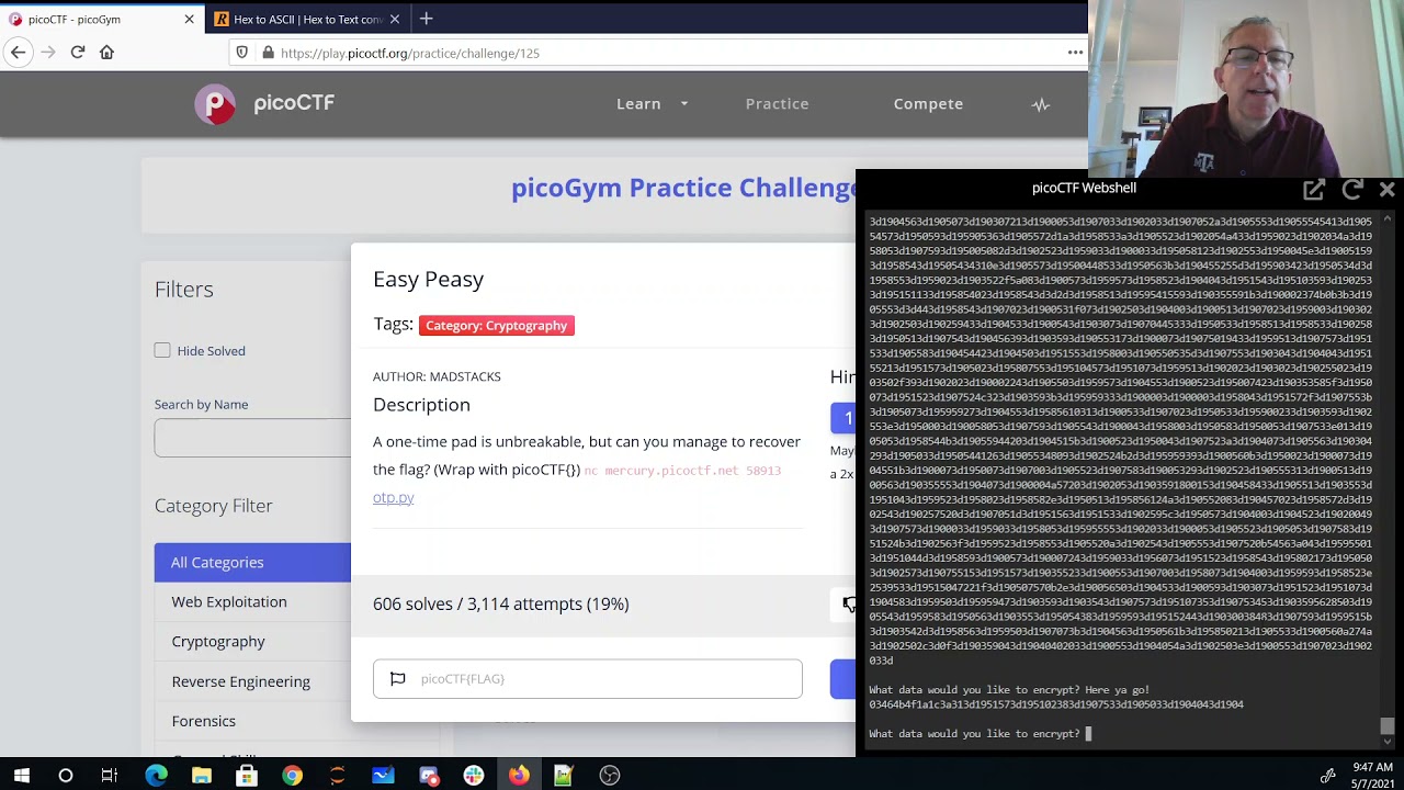 picoCTF 2021 easypeasy