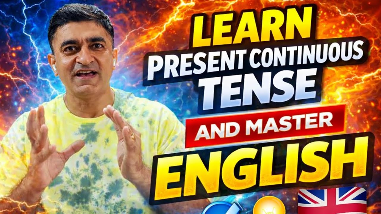 Learn Present Continuous Tense and Master English #presentcontinuoustense #presenttense