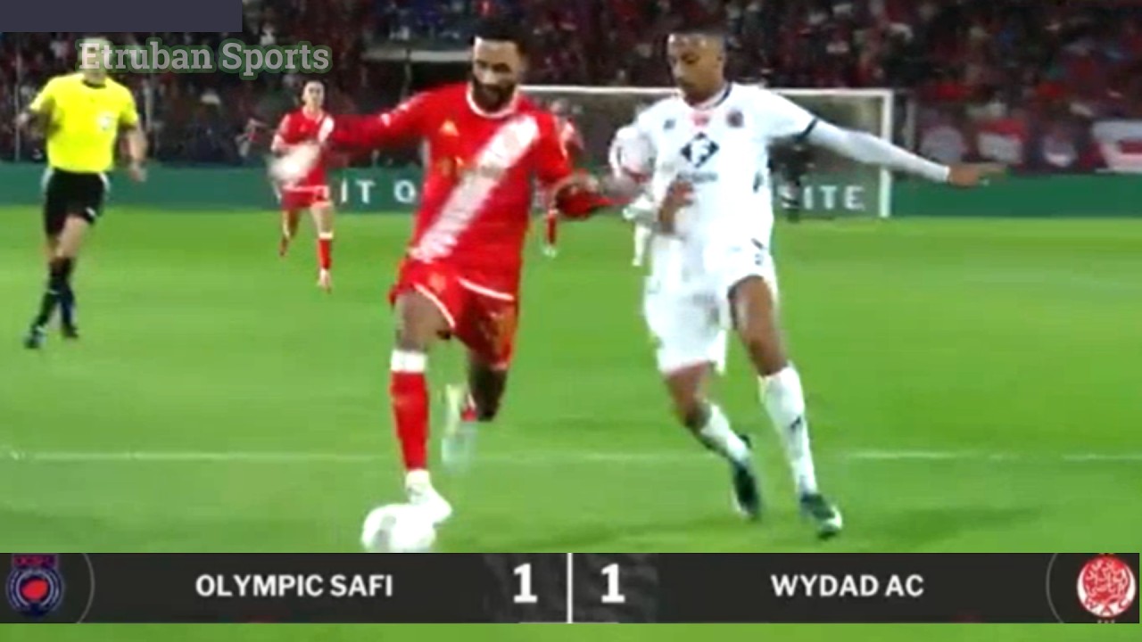 Olympic Safi vs Wydad AC 1 -  1 Highlights & Goals CAF Confederation Cup