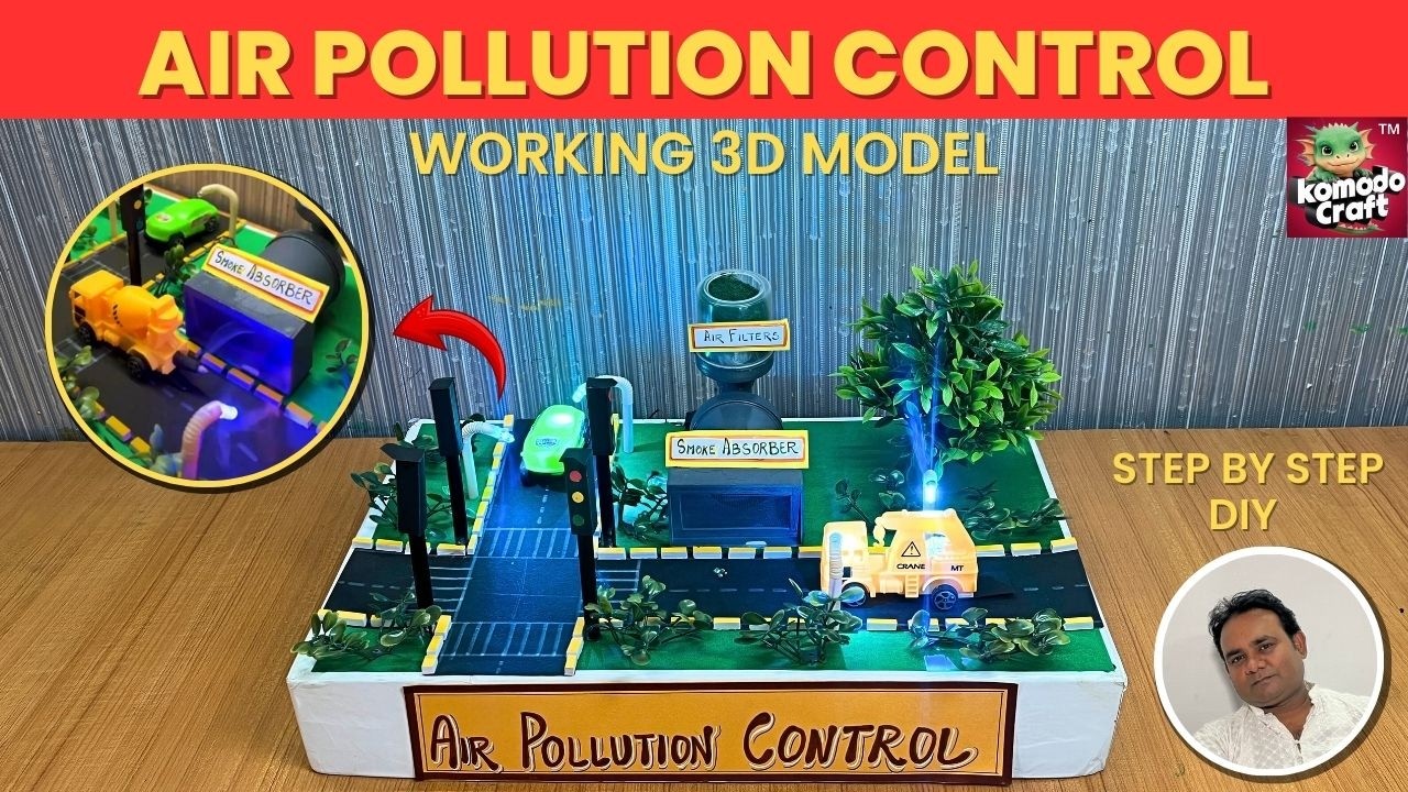 Air Pollution Control DIY Kit  | School Project Working Model | Komodo Craft | Buy Now