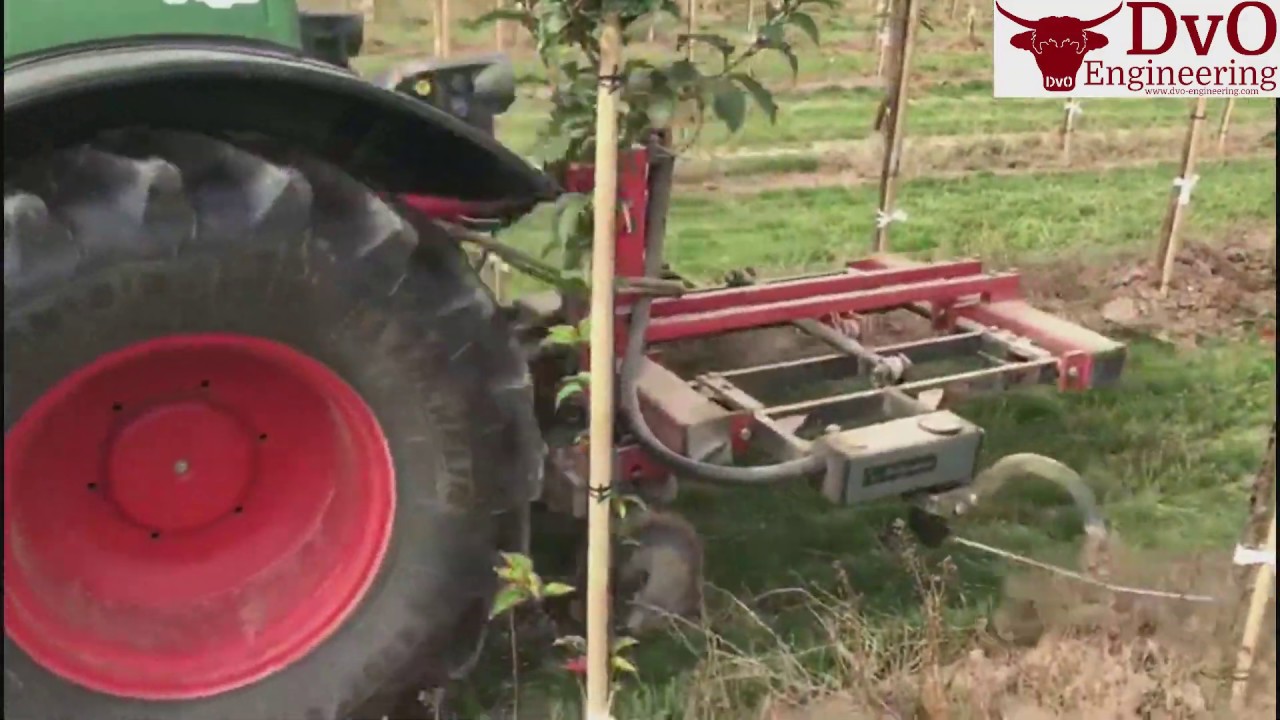 Belhomme inter row weeder in tree nursery
