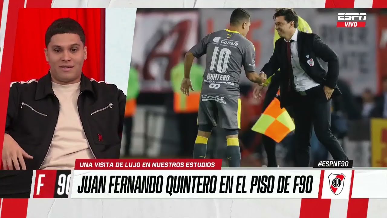 Juanfer Quintero record&oacute; su primer contacto con Marcelo Gallardo. #ESPNF90