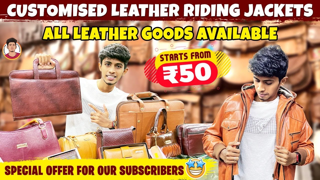 Customised Leather Riding Jackets | Starts from ₹50 | Naveen's Thought