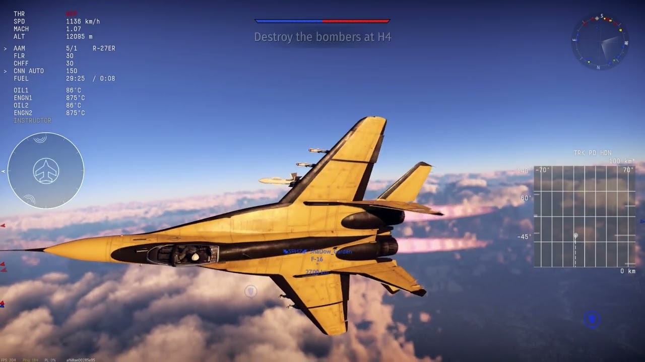 MiG-29 50km R27ER kill