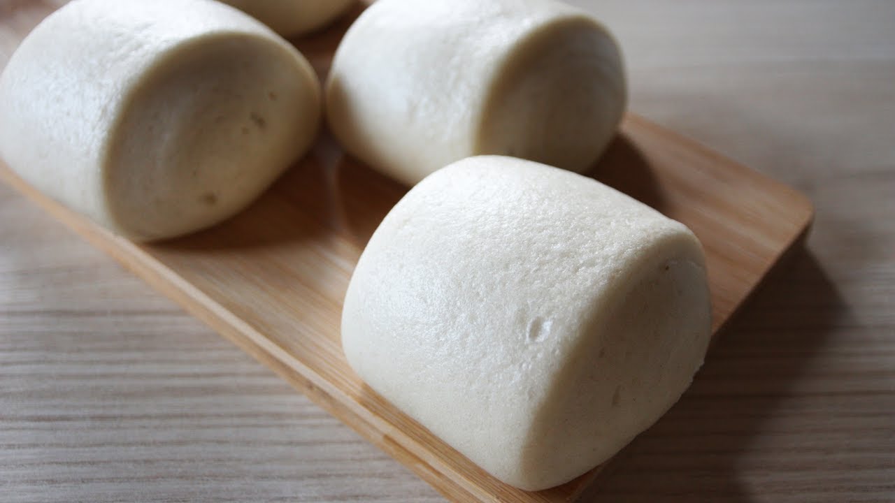 天然酵母白饅頭 Sourdough steamed buns (Mantou)