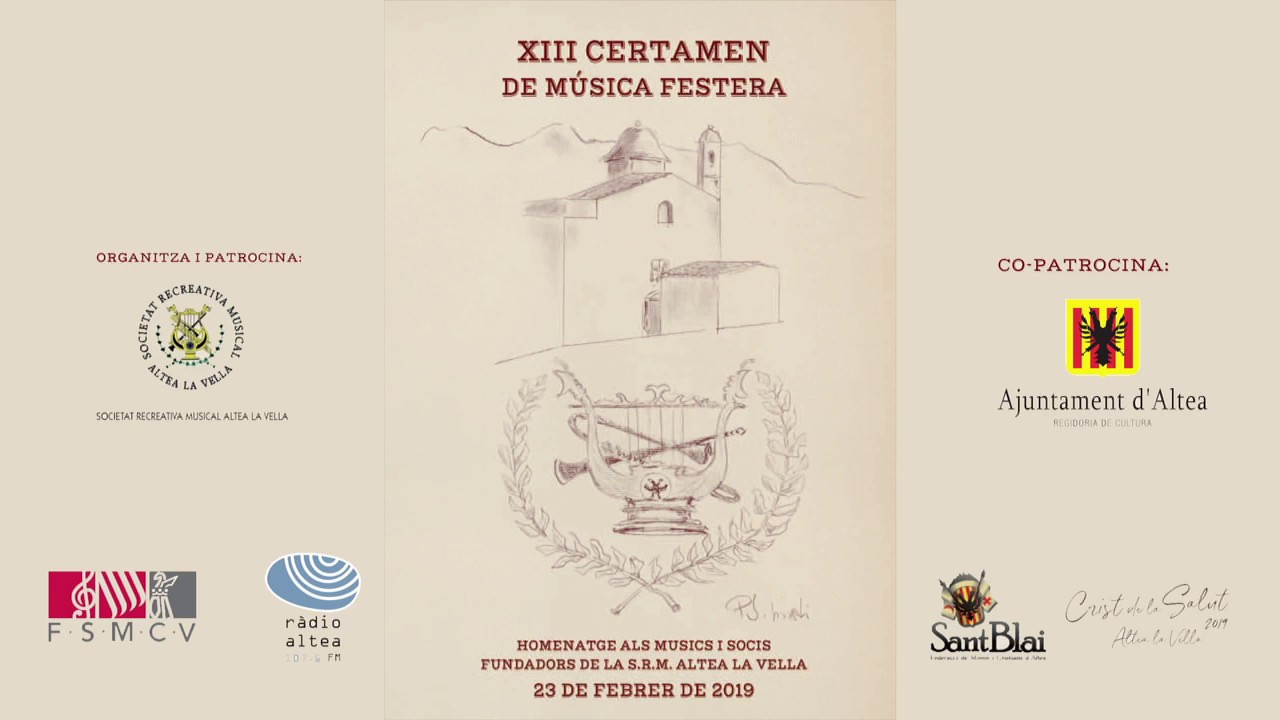 Retransmissió XIII CERTAMEN DE MÚSICA FESTERA