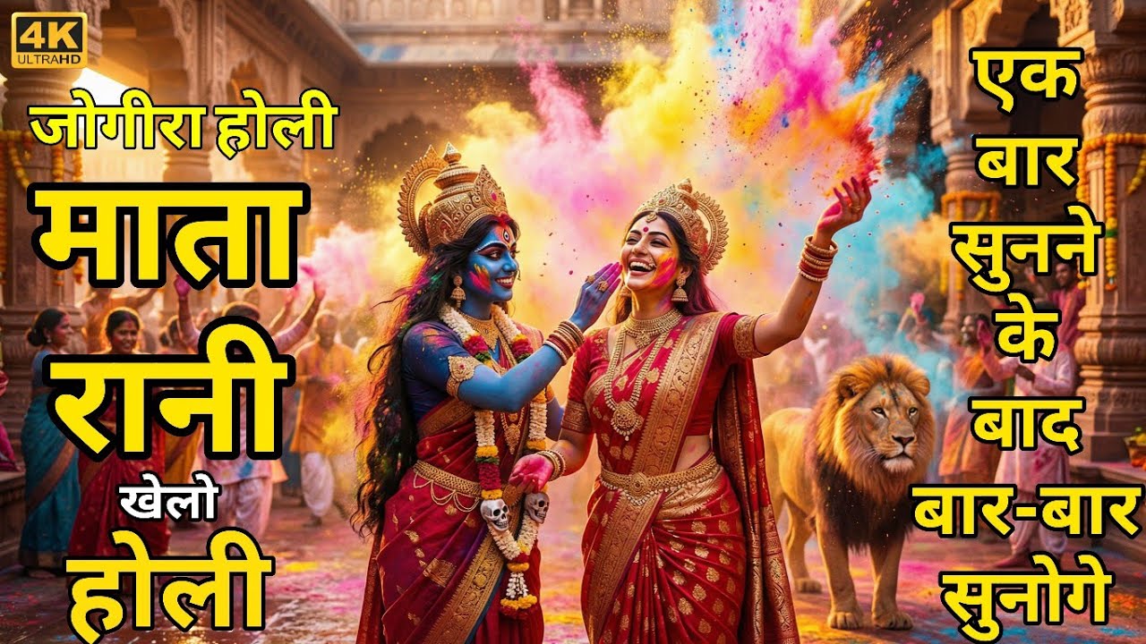 जोगीरा सा रा रा रा 🔥 होली है भई होली है | आ जाओ मेरी कालका अम्बे माई | Mata Rani Holi Bhajan 2026