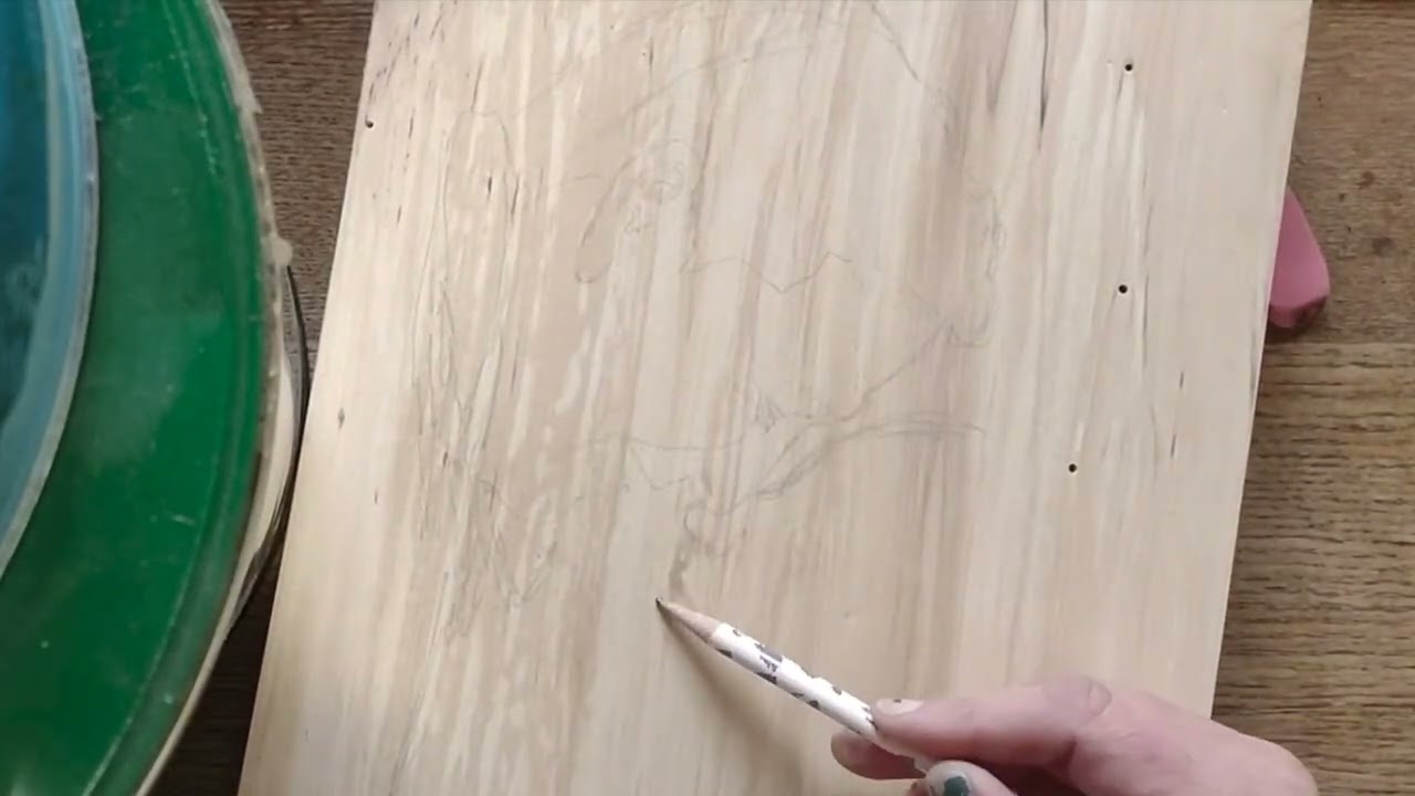 People Portrait woodburning