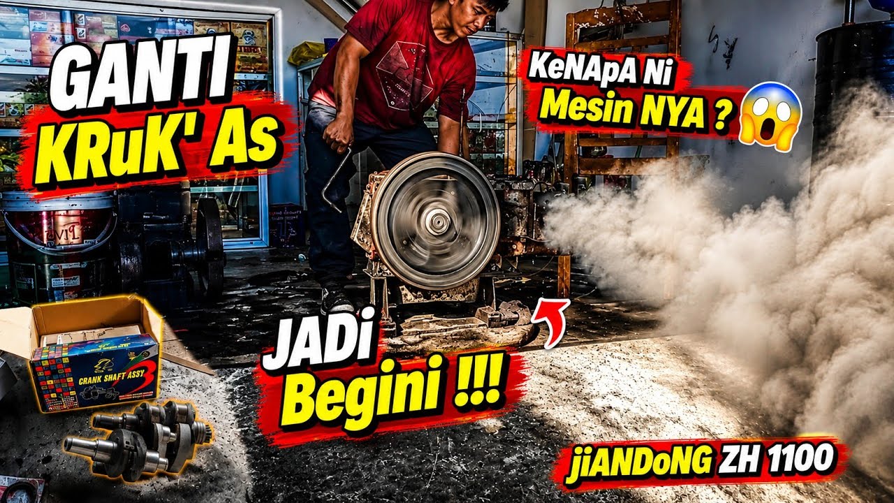 NekaT Servis Diesel Langka !! Apa Bisa Hidup Lagi ini Jiandong ZH 1100