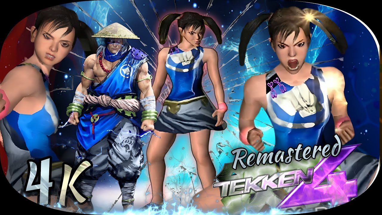 Xiaoyu ( Heihachi Monk T8 design & moves ) Tekken 4 Remastered UHD 4K 60 FPS 