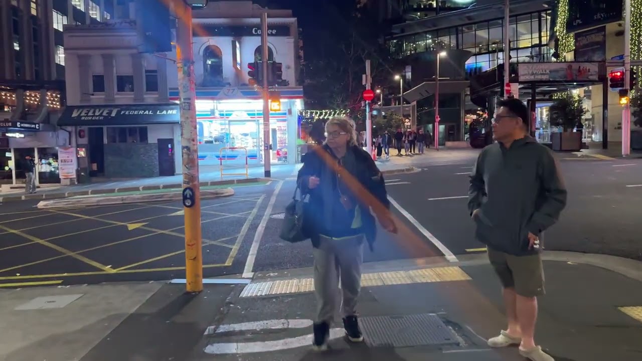 Auckland city walking tour [4k] City centre, New Zealand 🇳🇿.