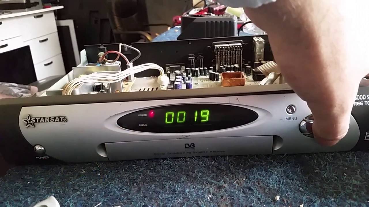 STARSAT SR-XI500D Repair no power led no indication as channel numbers