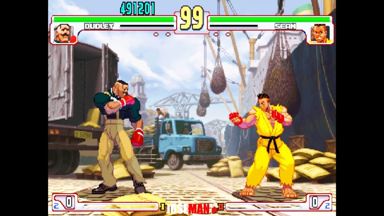 Street Fighter III 3rd Strike: Fight for the Future Dudley vs Sean