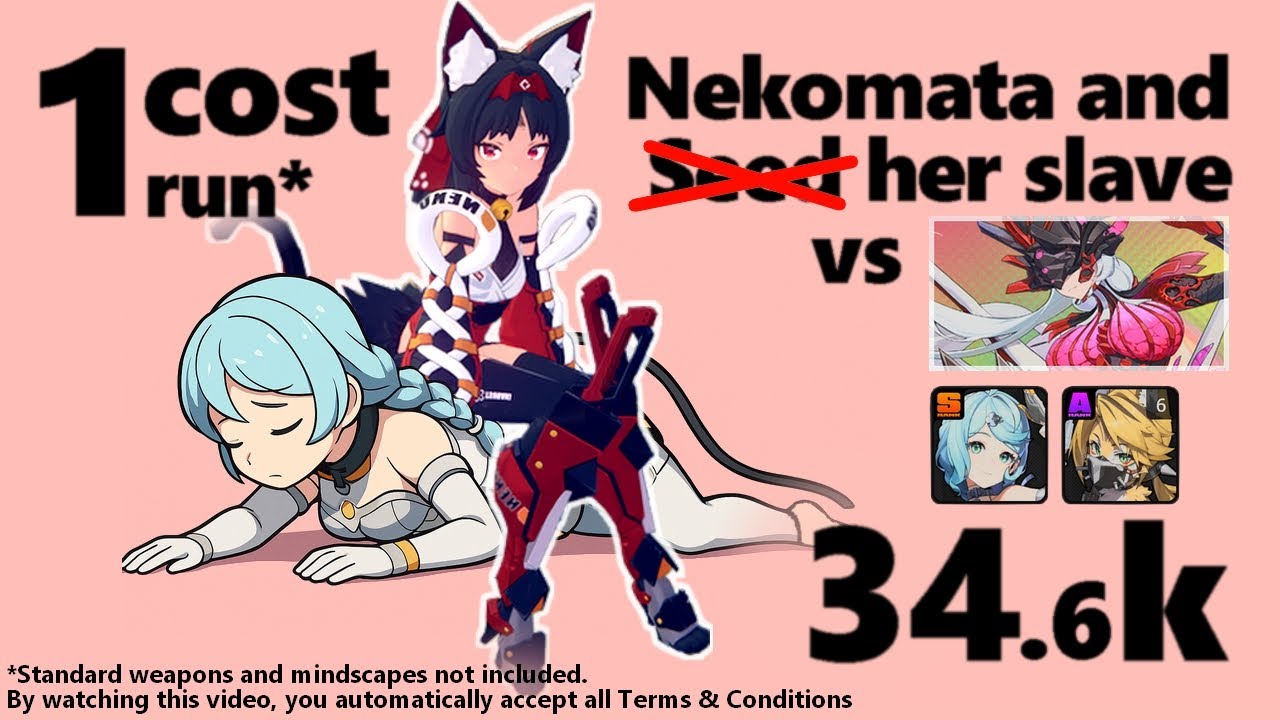 1 cost (lol) Nekomata x Seed as the slave vs 110K HP Defiler | Deadly Assault | 2.3