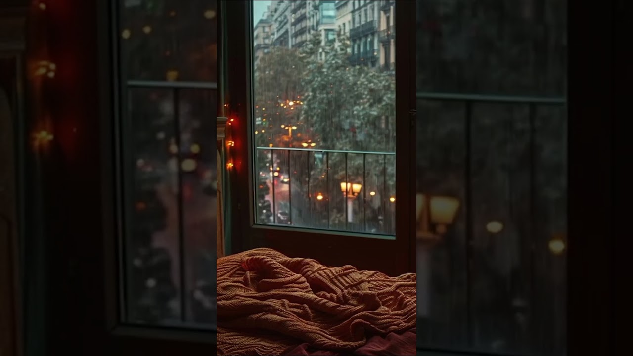 Enjoying the rain from my comfortable oasis! 