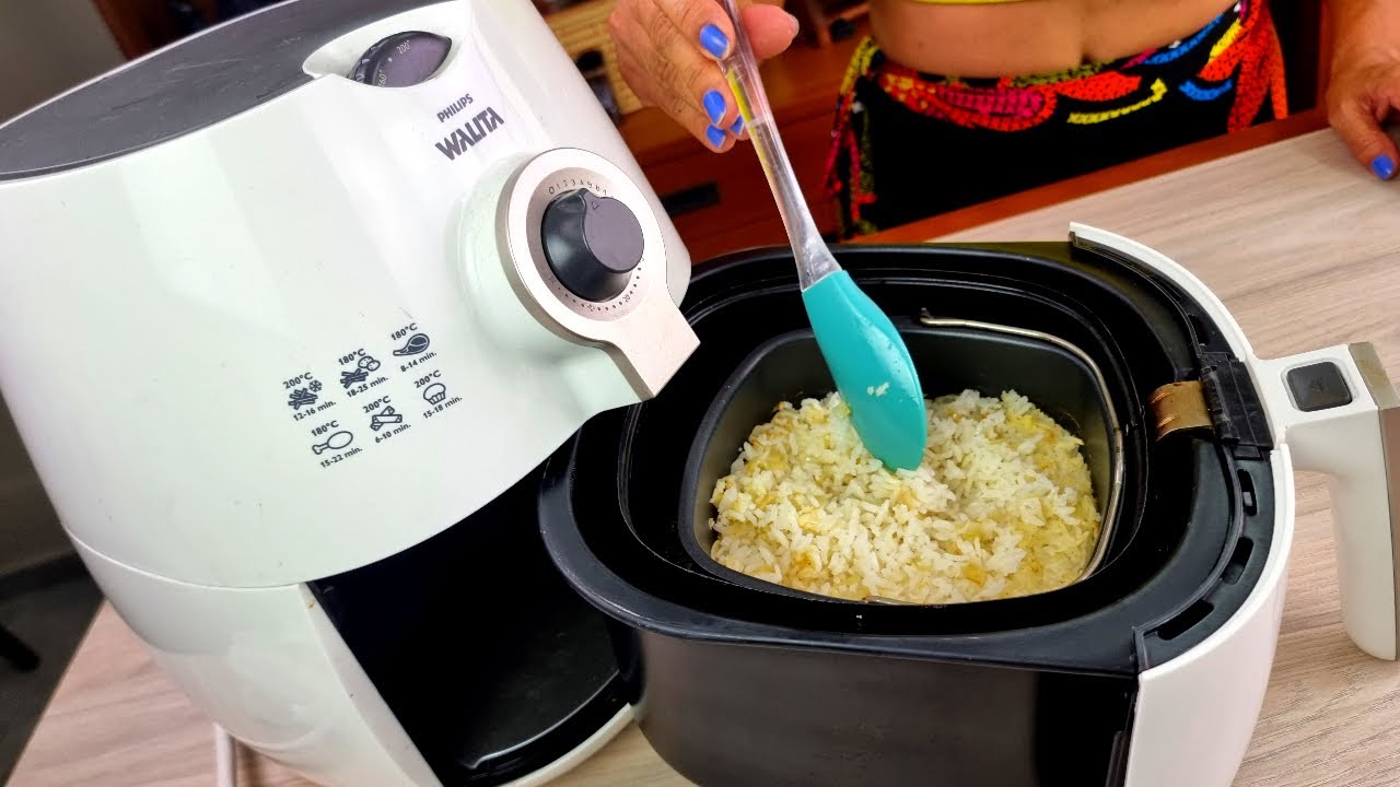 Arroz na Air Fryer, Rápido, Fácil e Econômico 🧙‍♀️🧹