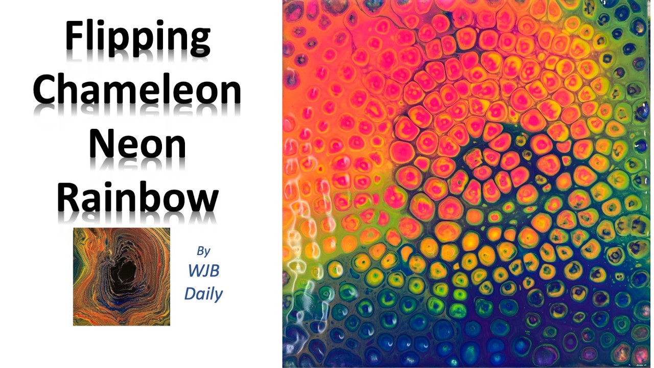 Flipping Chameleon Neon Rainbow - Full Length
