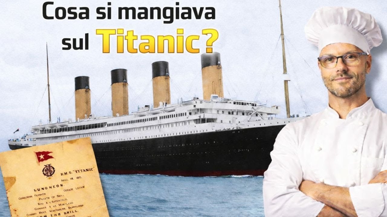 Sul TITANIC si mangiava così!