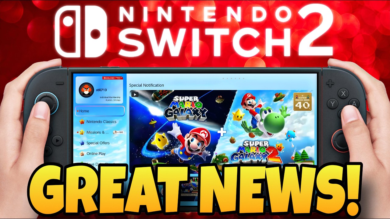 Nintendo Switch 2 получила отличные новости!