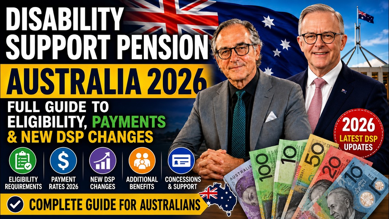 Disability Support Pension Australia 2026 &ndash; Full Guide to Eligibility, Payments & New DSP Changes
