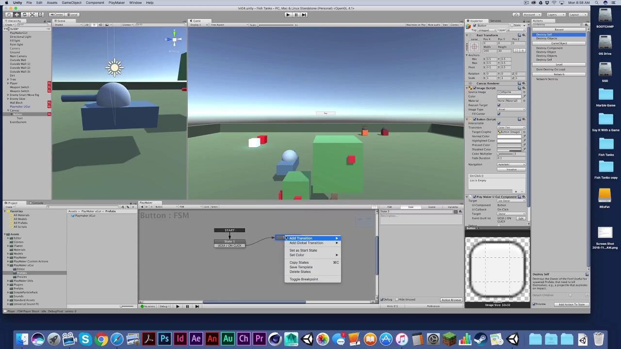Playmaker Menu UI