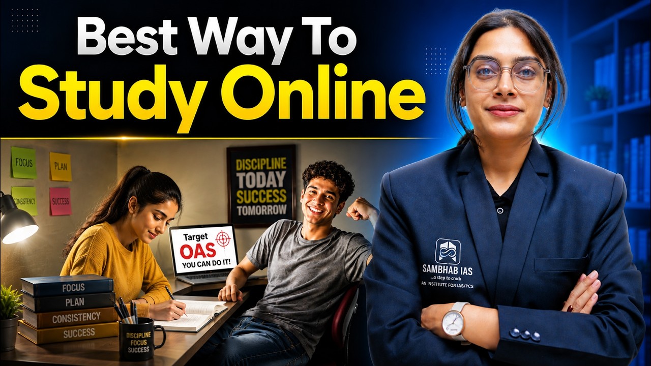 Best Way to Study Online for OPSC OAS Exam |Study Tips, Strategy,Time Management for OPSC |Sai Ma'am