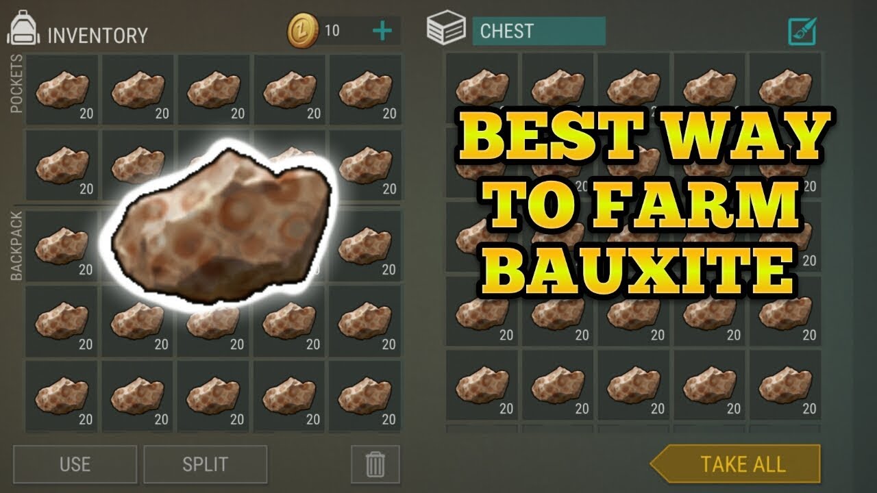 BEST WAY TO FARM BAUXITE AND HOW TO GET IT | LAST DAY ON EARTH : SURVIVAL