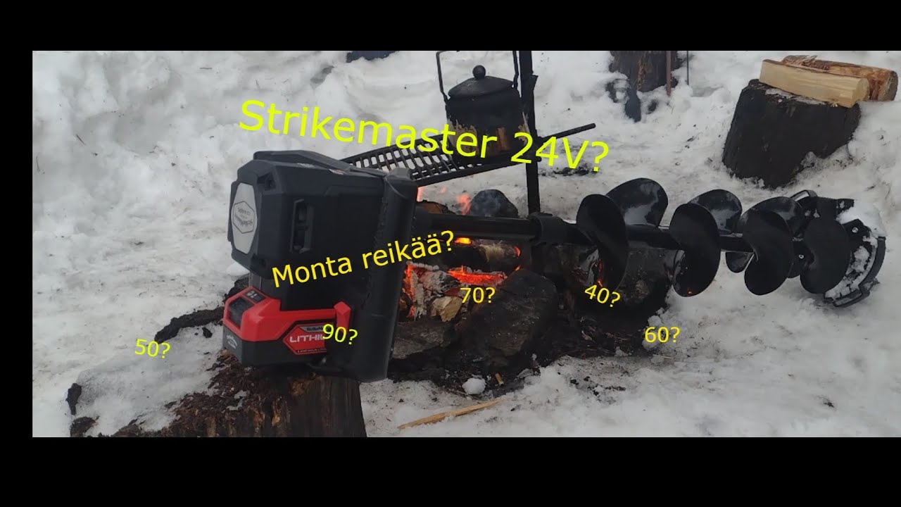 Strikemaster 24v akkumoottorikairan esittely!