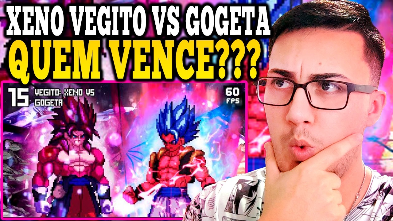 REACT Vegito VS Gogeta | SSJ4 LB vs Blue Kaioken (What If 15)