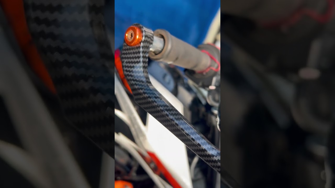 Lever guard installation #duke250 #ktm #blackhill_noob #motovlog #short_on_iphone_13_promax #sikkim