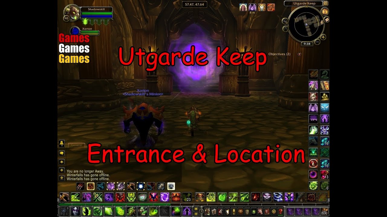 The Utgarde Keep Entrance & Location World of Warcraft Wrath of the Lich King