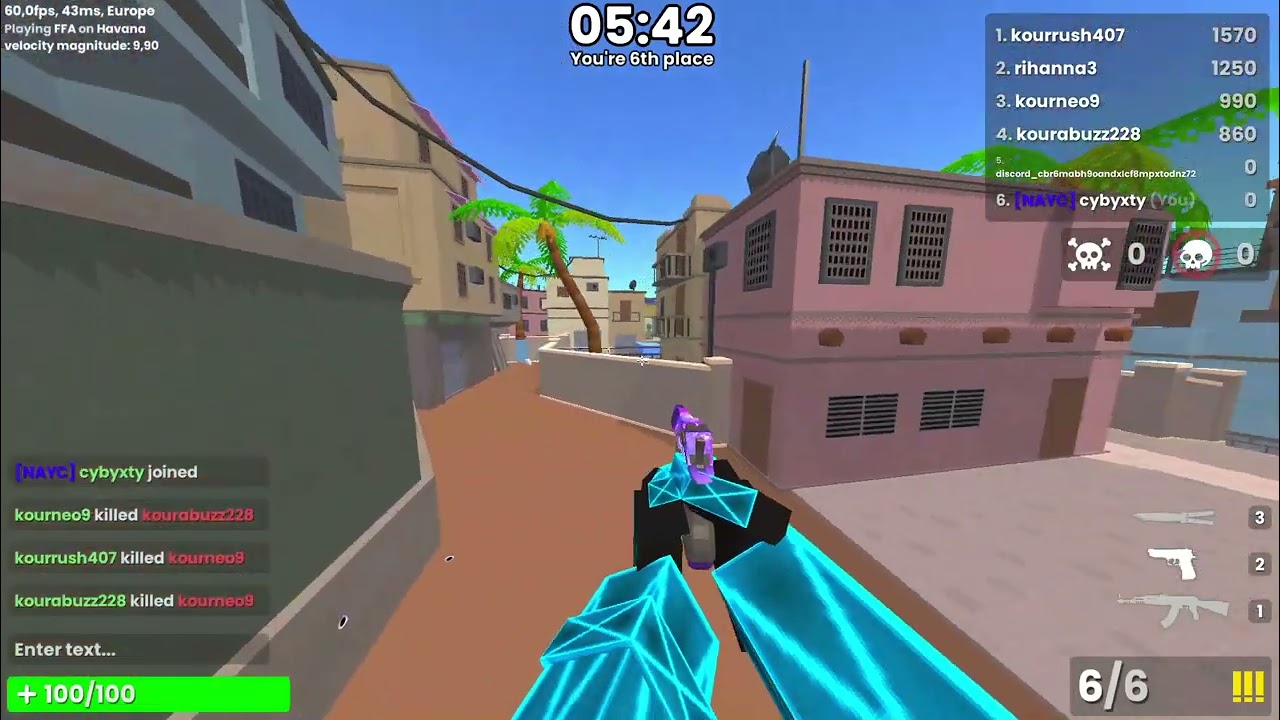 How to fly in Kour.io like how in moonsnipe
