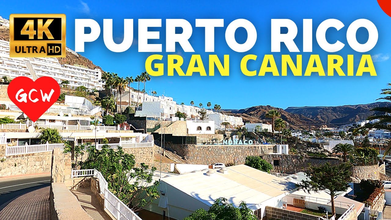 PUERTO RICO Gran Canaria November 2023 🔴 Shopping Center to Servatur Montebello Apartments