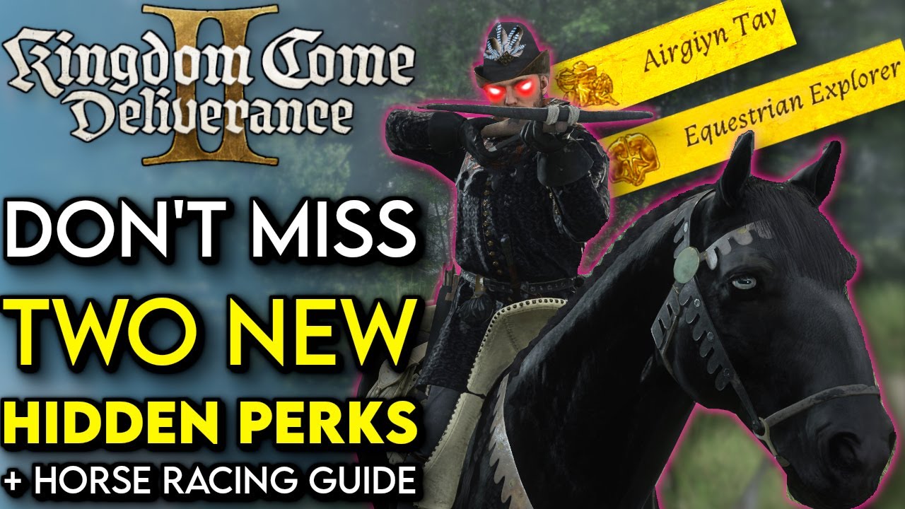 NEW Perks Are GAME CHANGERS In Kingdom Come Deliverance 2 | KCD2 Horse Racing Guide (Tips & Tricks)