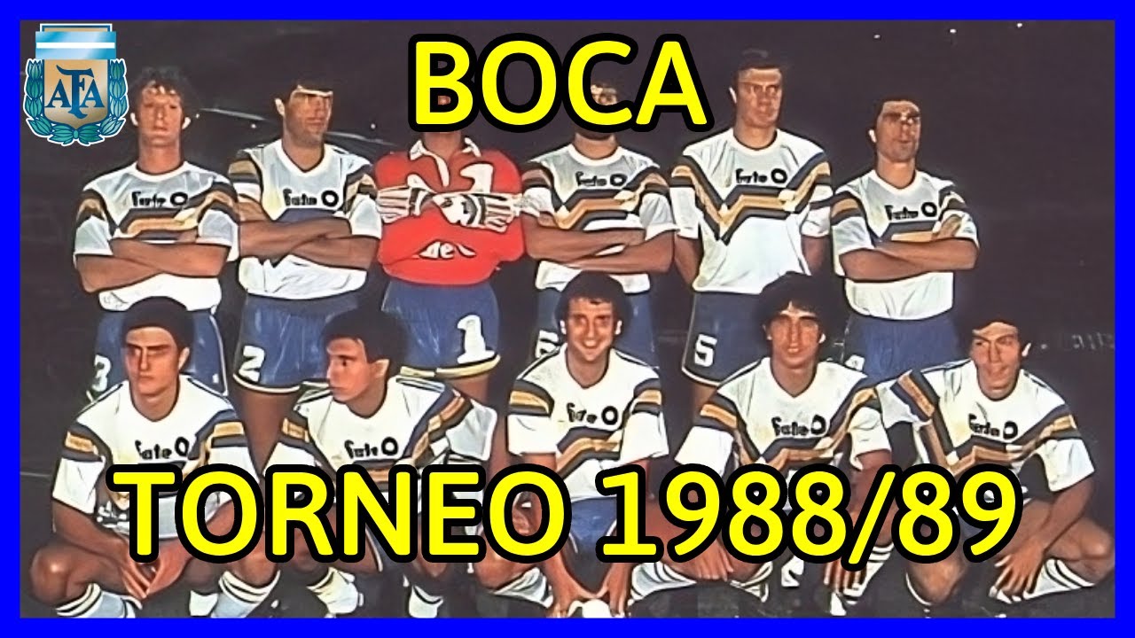 BOCA TORNEO 1988/89 (campa&ntilde;a completa)