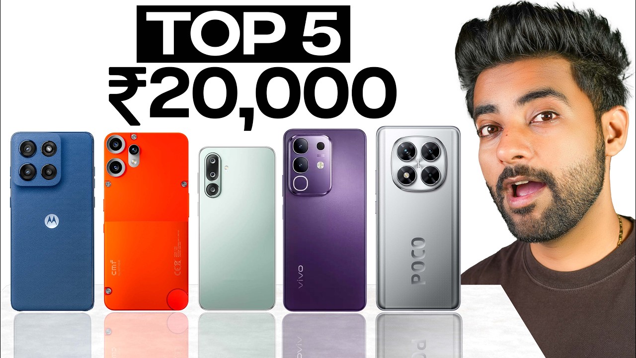 Top 5 Best Smartphone under 20000 !!