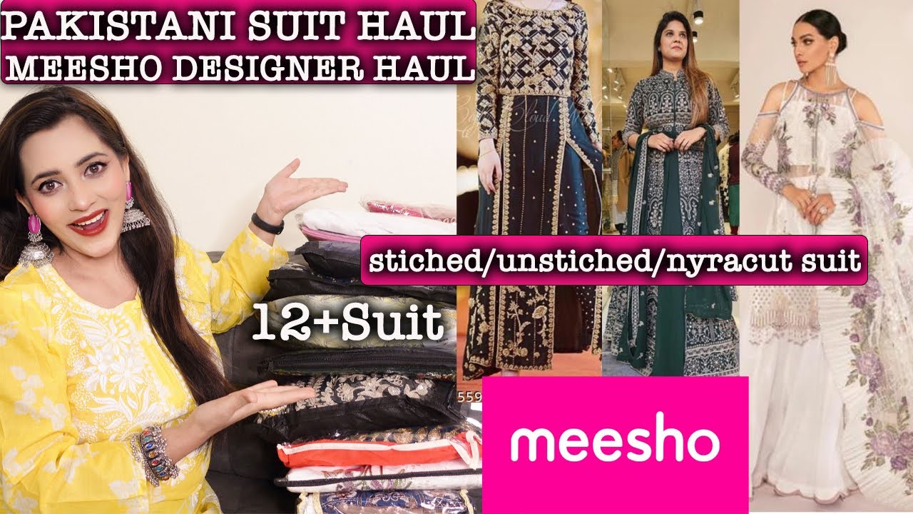 Meesho Huge Pakistani Suit |10+ Suit | Stiched/unstiched/Nyracut Suit Under Rs1000 | Updated version