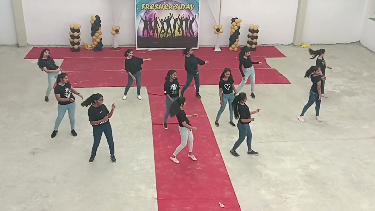 A performance for 2023 freshers... Subbaiah Institute of dental sciences.