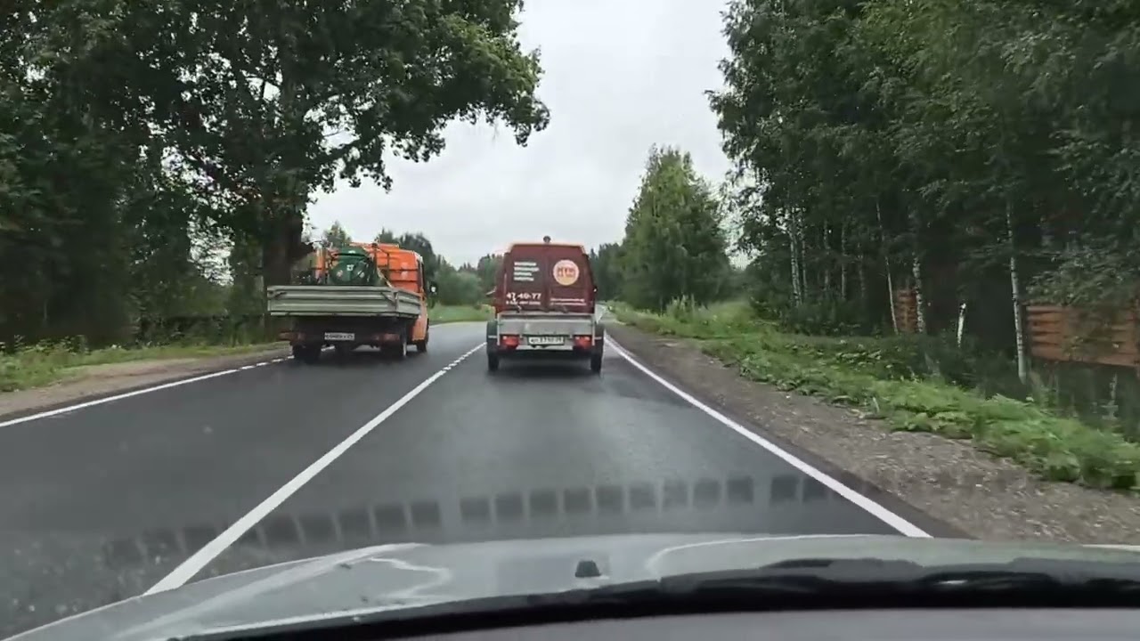 Дорога Архангельск-Котлас 06.08.2024 600 км