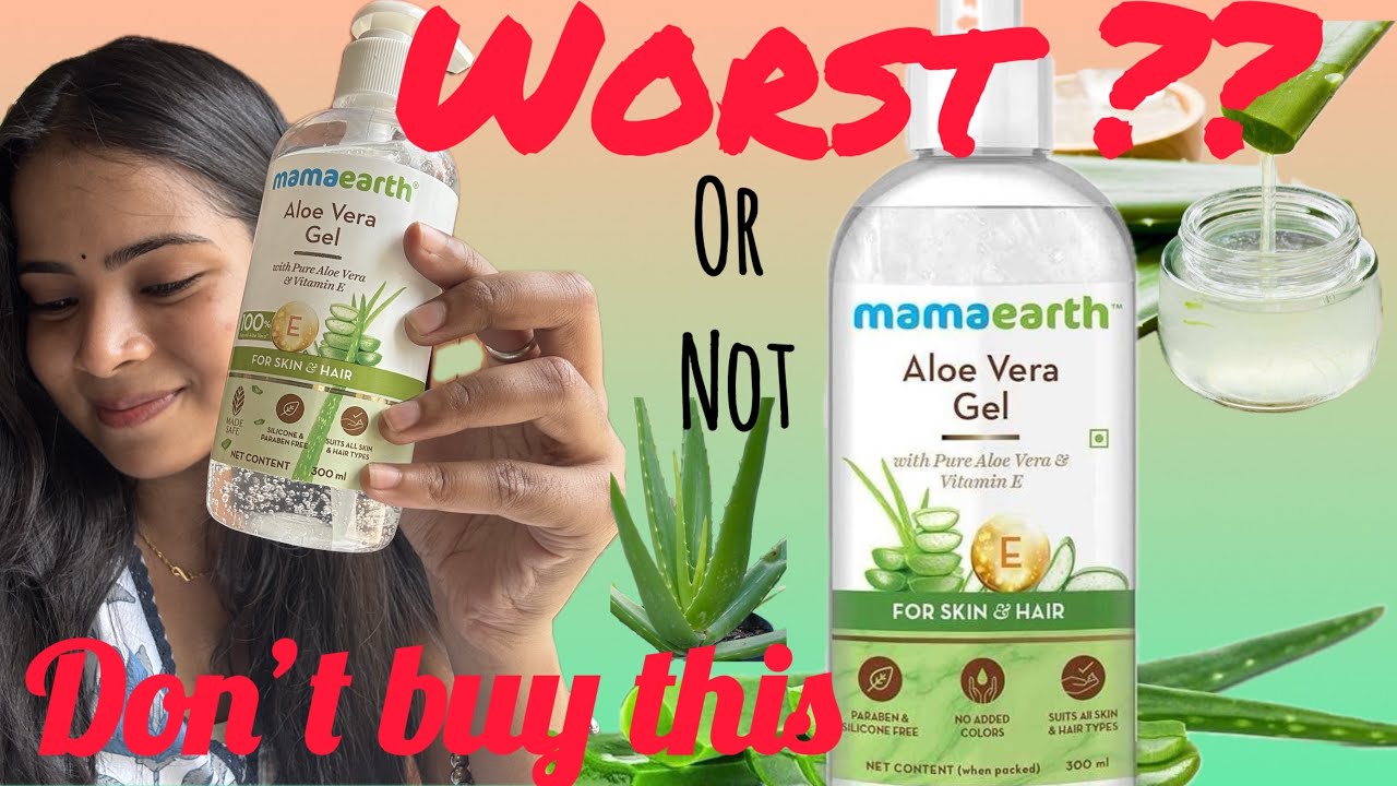 Mamaearth aloevera gel,🌸 natural moisturizer for skin,🌸