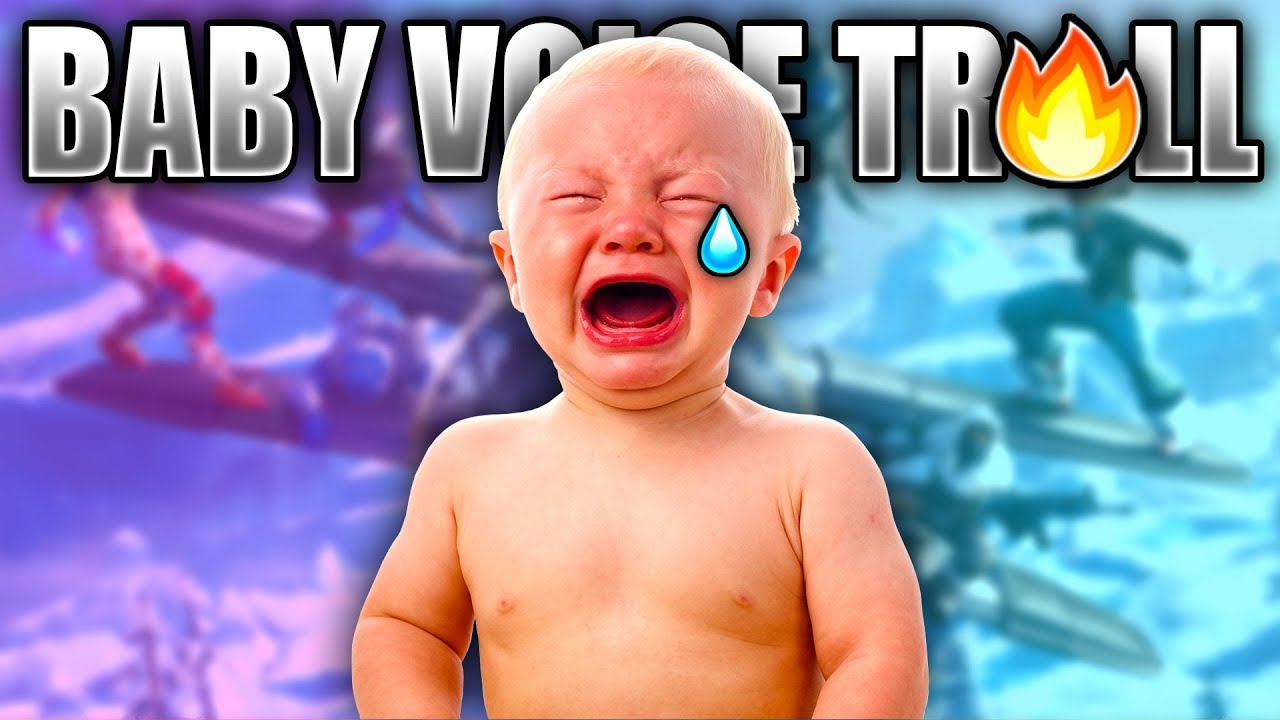 BABY VOICE CHANGER & SOUNDBOARD TROLLING ON FORTNITE!