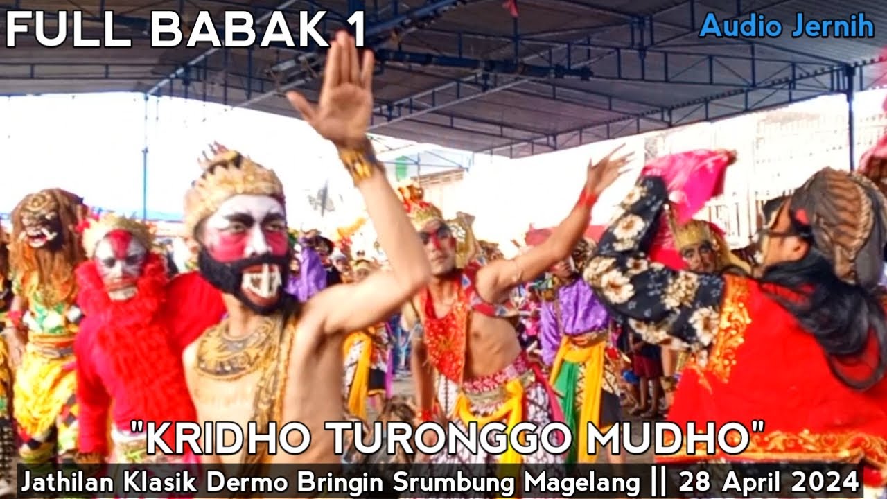 Kridho Turonggo Mudho Full Babak 1 Jos! Jathilan Klasik Dermo Bringin Srumbung Magelang April 2024