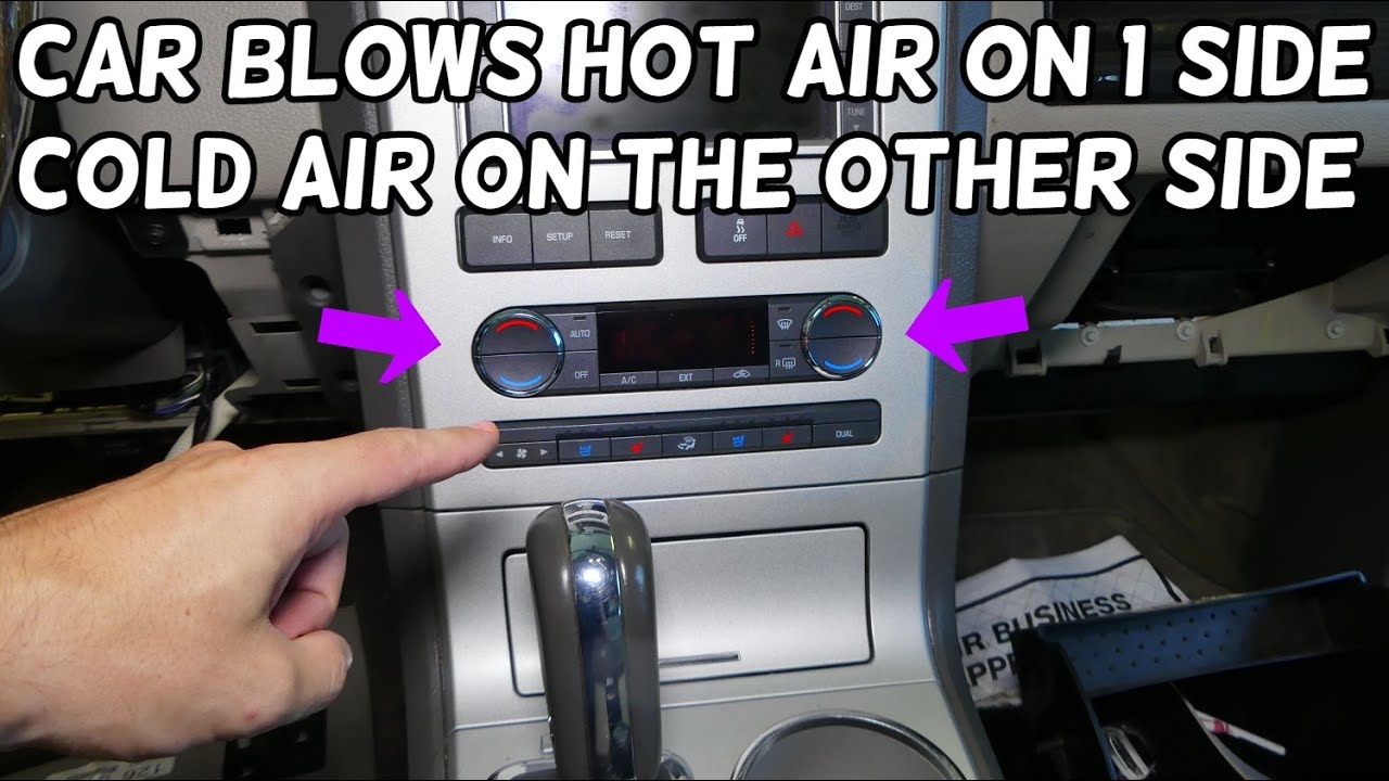 CAR BLOWS HOT ON DRIVER SIDE COLD ON PASSENGER SIDE LINCOLN MKX FORD EDGE