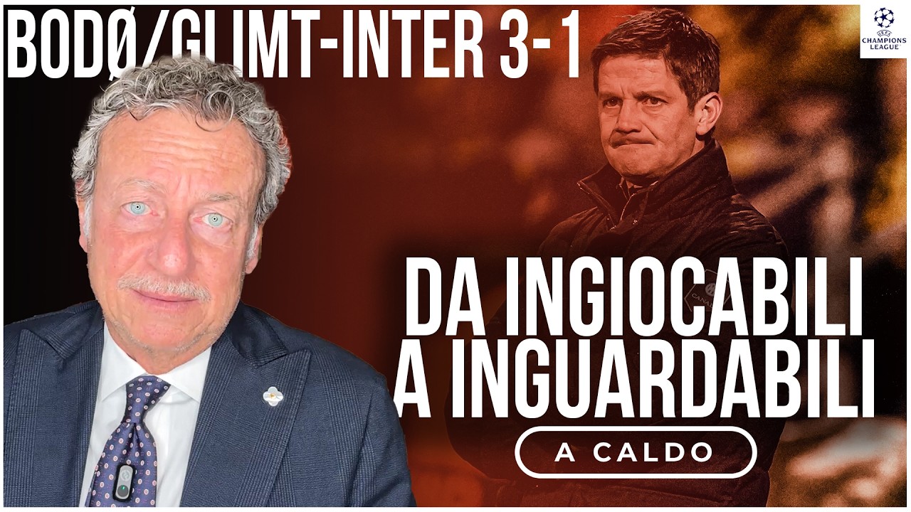 BODØ/GLIMT-INTER 3-1: DISASTRO NERAZZURRO IN CHAMPIONS LEAGUE